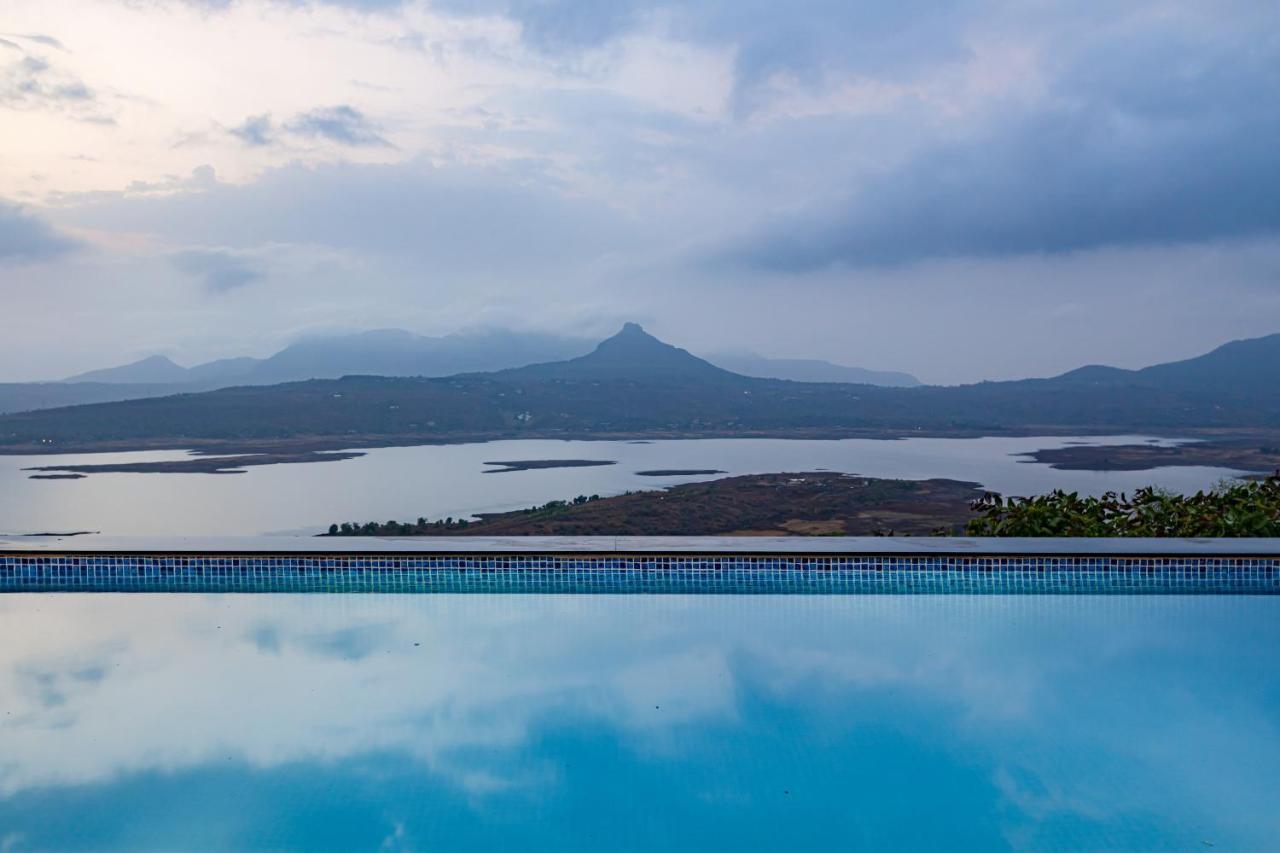 Saffronstays Kaia Waters By Kosha Villas, Pawna - Greek Style Villa With Panoramic View Of Pawna Lake Kolvan 외부 사진