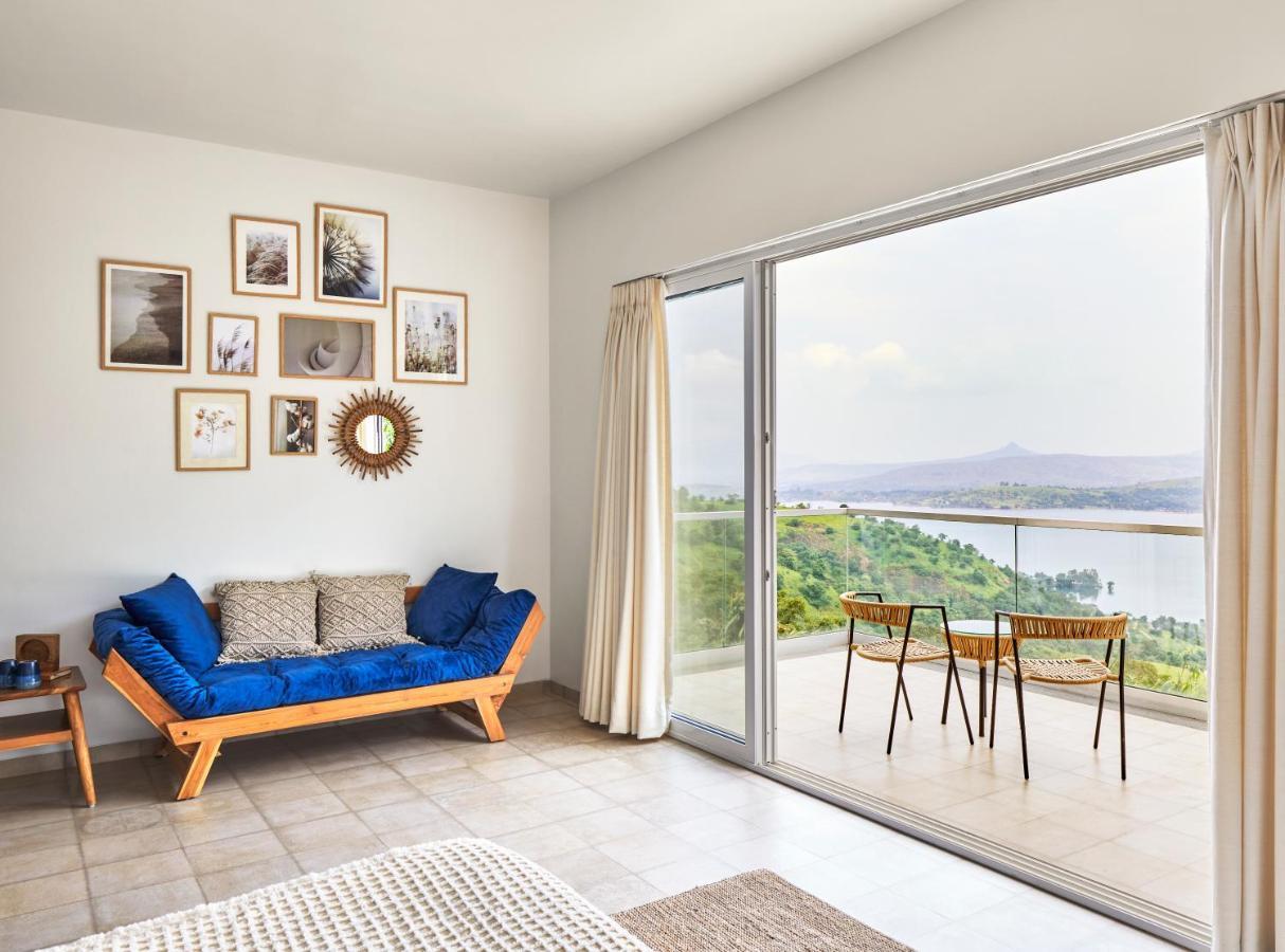 Saffronstays Kaia Waters By Kosha Villas, Pawna - Greek Style Villa With Panoramic View Of Pawna Lake Kolvan 외부 사진